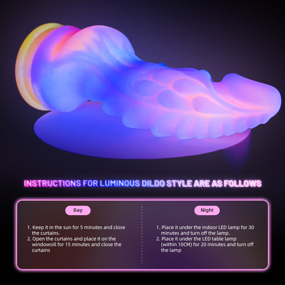 dildo female anal huge meat stick Fluorescent Variation 8.46 lnch