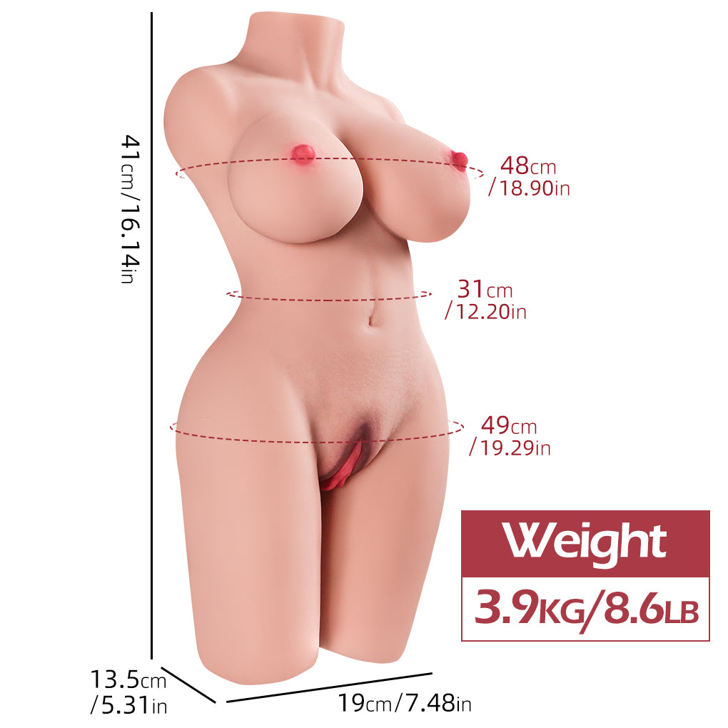 sex doll uae men video3.9kg Male Erotic Sex Products Half Body Solid Doll Male MasturbatorRealistic Silicone Style