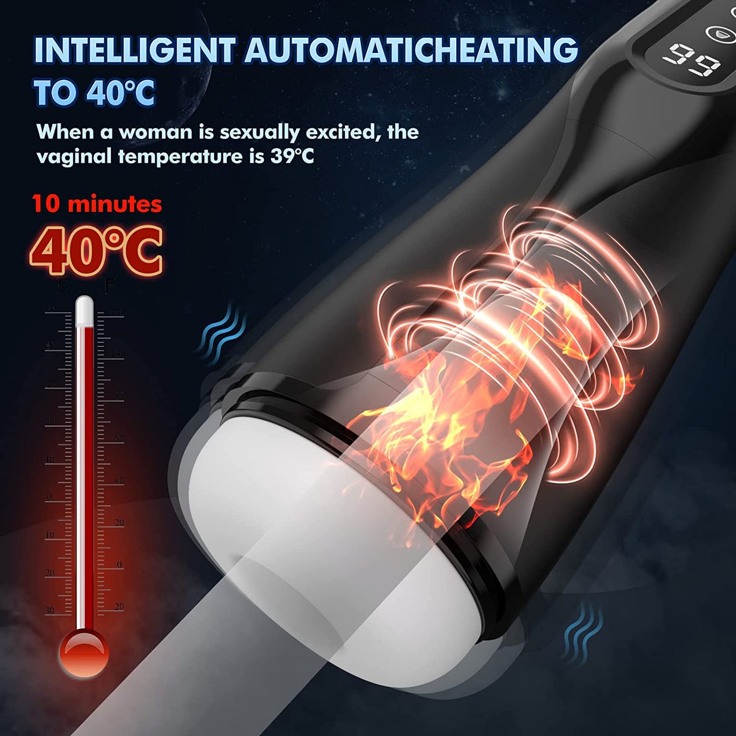 Sex toys dubaiSolotouchscreenautomaticstretchingmulti-frequencyvibrationintelligentheatingaircraftcuptoys men