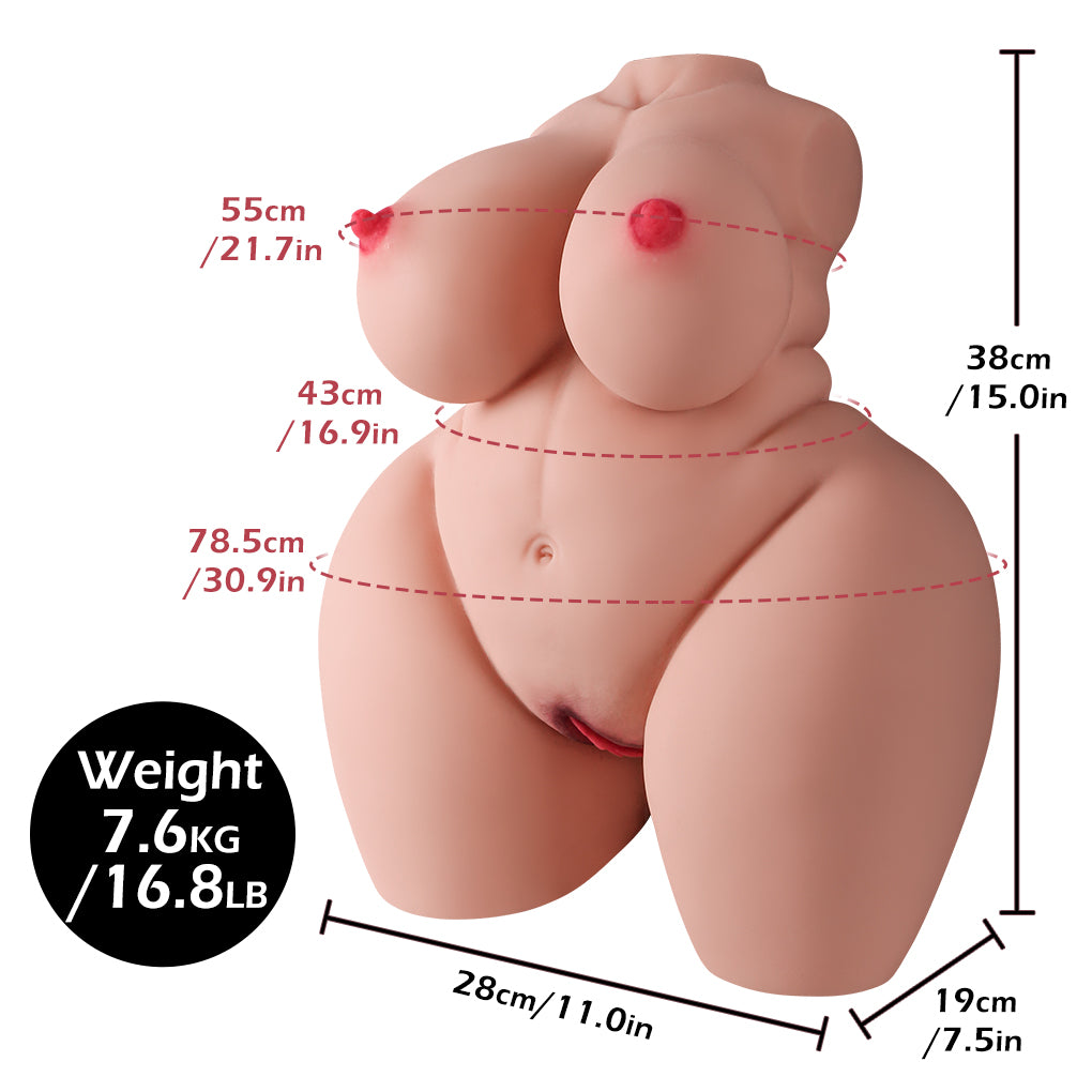 sex doll uae men video7.6kgBigBoobsandButtSexHalfBodyDollwith3DRealisticTexturedVirginVaginaandECupGetmoreFun(3 days delivery)Realistic Silicone Style