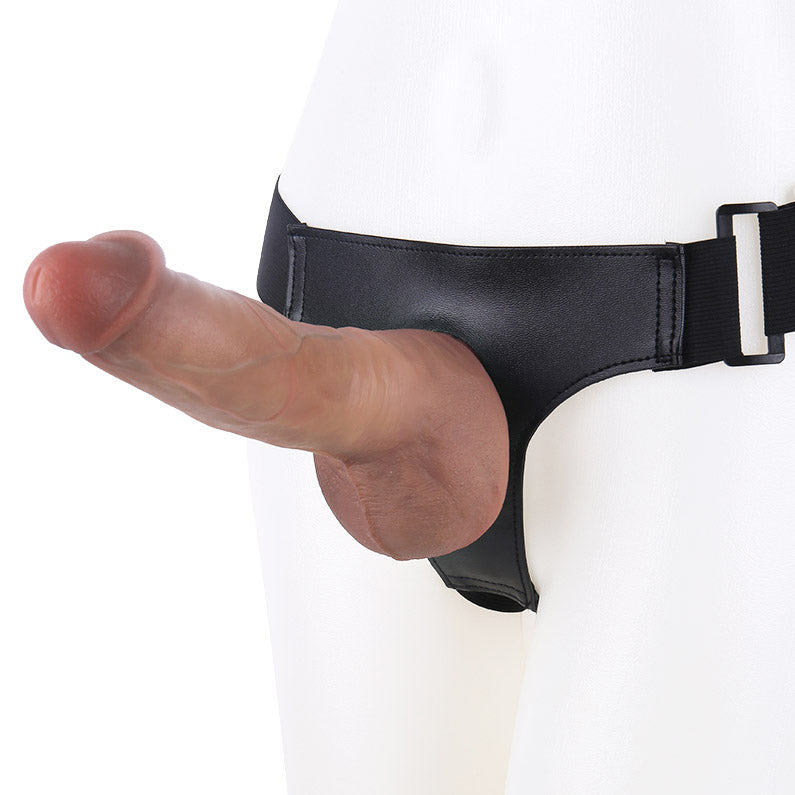 uae dubai bestF503ElasticizedStrap-OnHarnessKitwith9.1-inchUltra-RealisticLiquidSiliconeDildosex meaning