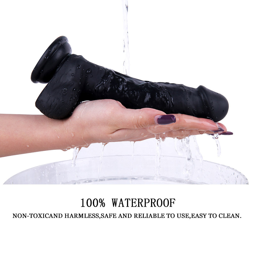 Sex toys dubaiB91BurtonRealisticVeinsTextureLiquidSiliconeSuctionCupDildowithBalls7.9Inchtoys men