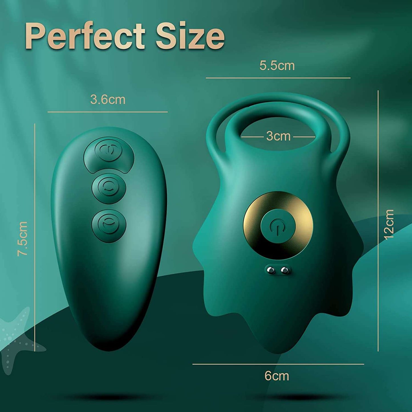 Sex toys dubaiPenisDelayRingVibratorwith10VibrationModes&USBRechargeable(RemoteControl)toys men