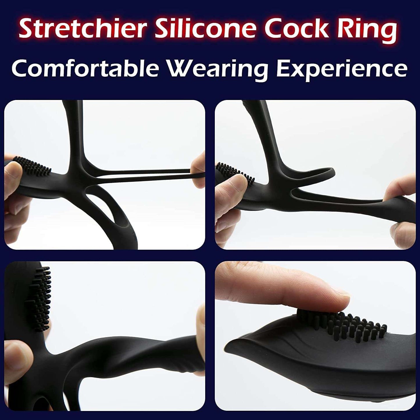 Sex toys dubai3in1VibratingCockRingwith10ModesMen’sPenisRingsVibratorstoys men