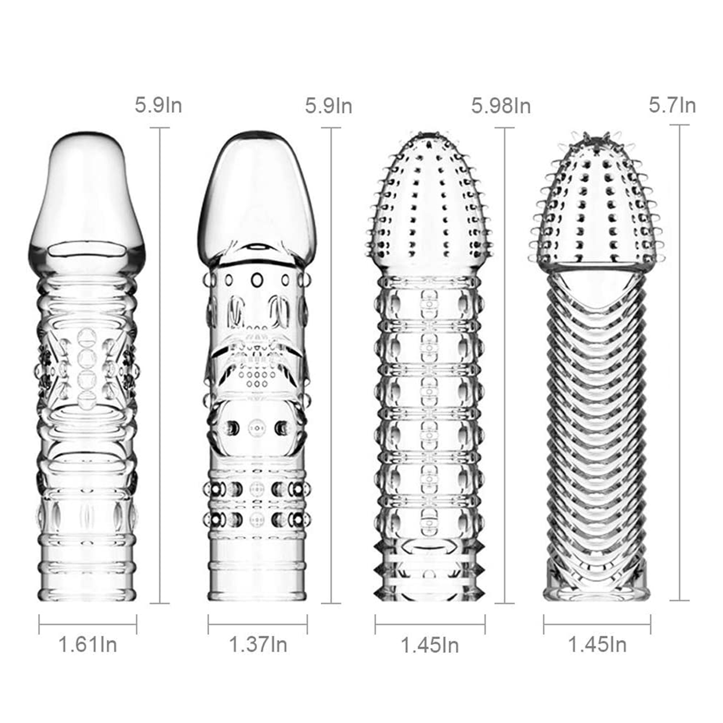 Sex toys dubai4PcsSiliconePenisSleevesSetReusableandDelaySexTimePenisExtenderforCoupleCondomstoys men