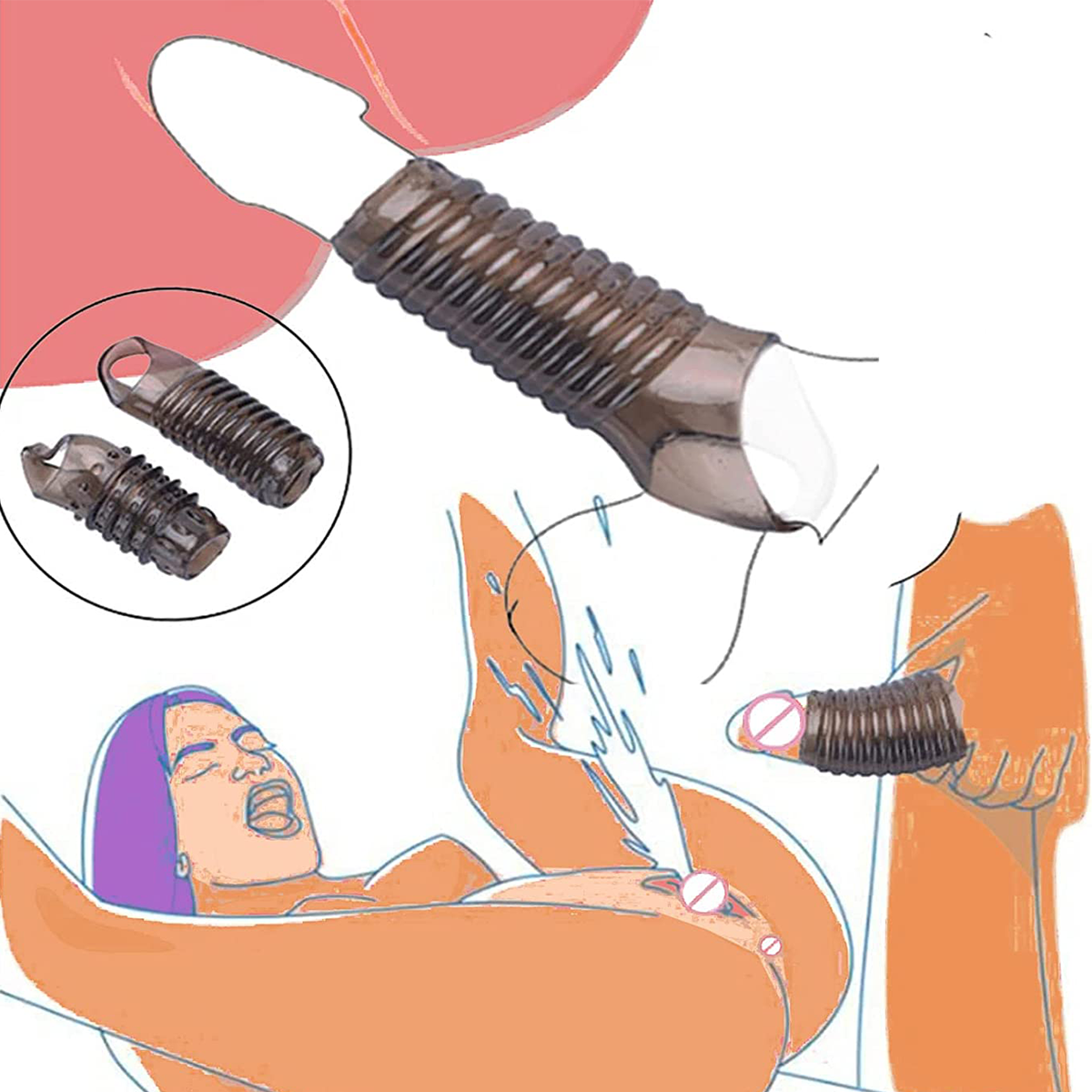 Sex toys dubai2PcsSpikedCockRingforMenDelayLoopandCoupleFunExperiencetoys men