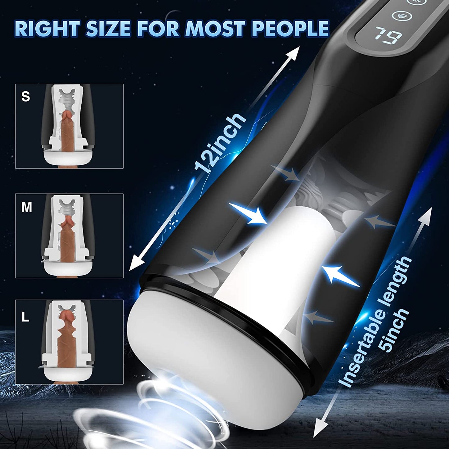 Sex toys dubaiSolotouchscreenautomaticstretchingmulti-frequencyvibrationintelligentheatingaircraftcuptoys men
