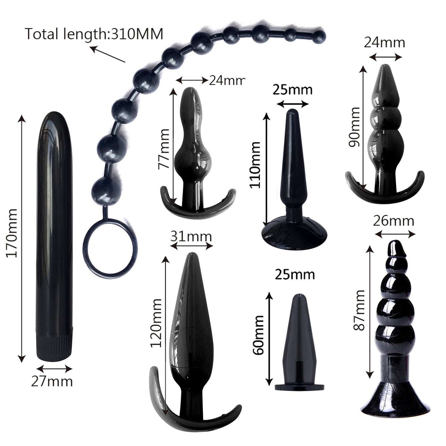 Sex toys  dubaiPosteriorpullingbeadssiliconeanalplugscombinationten10eight-pieceset)(Shipsin3days)toys  men