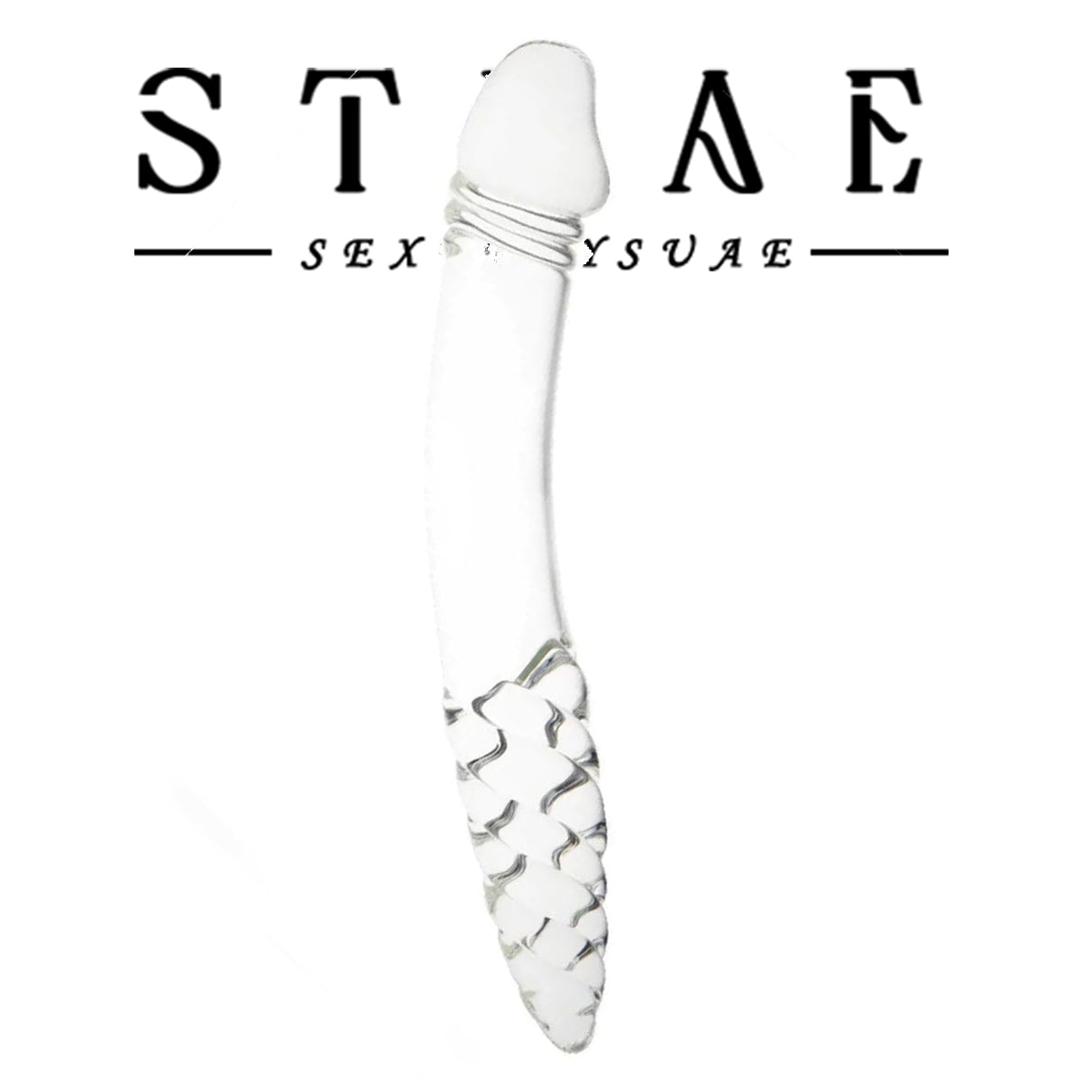 Dildo  sex toys Crystal Double-Ended Glass double sex toy 8.85 lnch