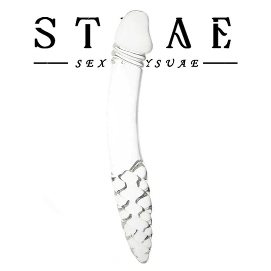 Dildo  sex toys Crystal Double-Ended Glass double sex toy 8.85 lnch