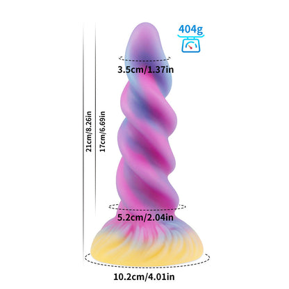 Dildo toy buy sex toys for women nal  huge meat stick Fluorescent Variation  8.26 lnch