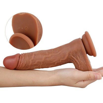 Most Realistic Silicone Dildo for Women – 8.5 Inch Big Penis Vibrator Meat Stick