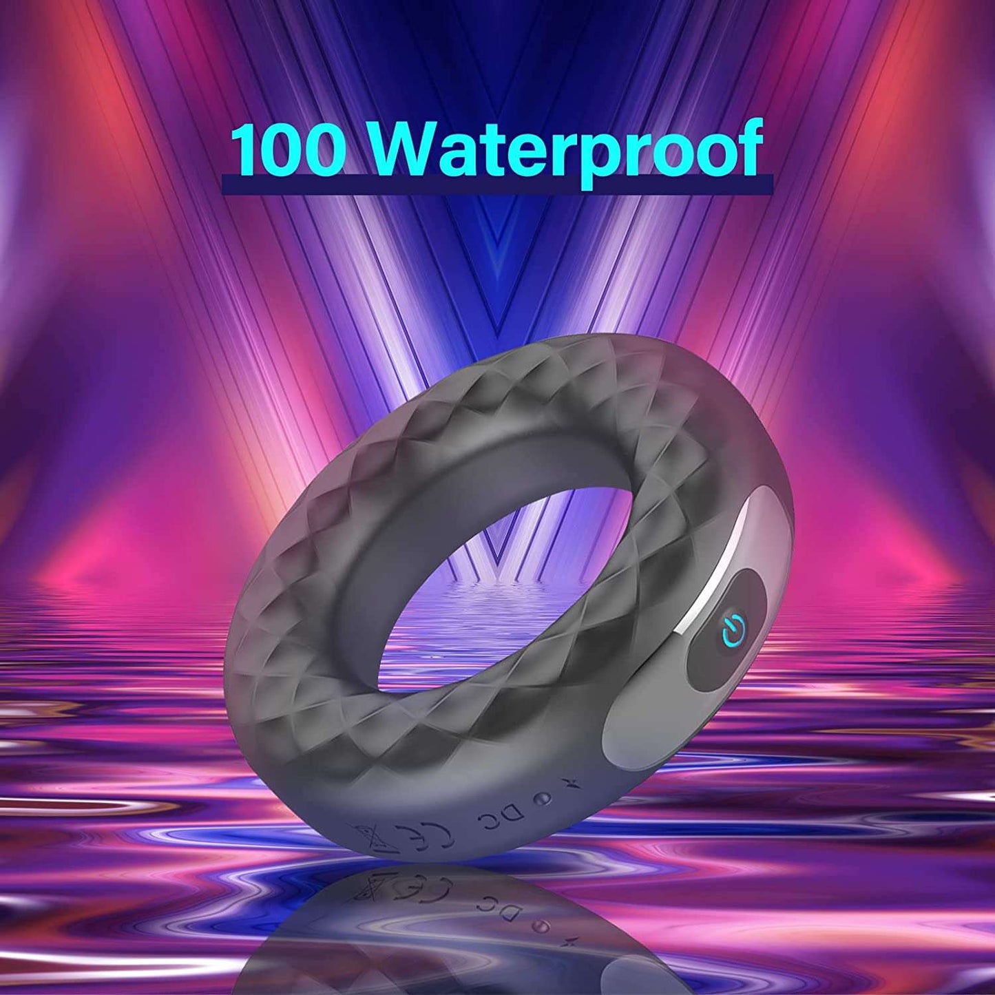Sex toys  dubaiVibratingPenisDelayRingwith10ModesMaleDelayedOrgasmandWaterproofSiliconeforCouplestoys  men