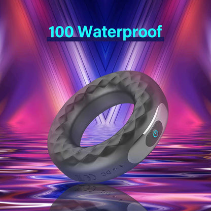 Sex toys  dubaiVibratingPenisDelayRingwith10ModesMaleDelayedOrgasmandWaterproofSiliconeforCouplestoys  men