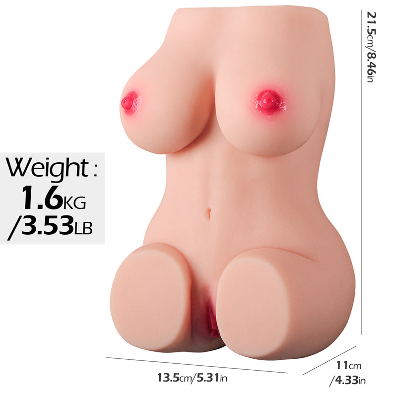 sex doll uae men video1.6kgHalfBodySexDollwithSoftGelBigBreastsandRealisticPussyAssforVaginalAnalSexRealistic Silicone  Style