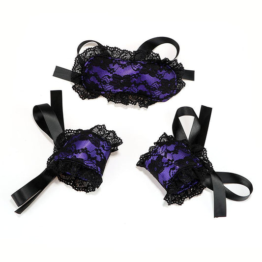 Sex toys  dubaiIntimateBondageKitForCouples-SilkLaceBlindfold&CuffSet(3 days delivery)toys  men