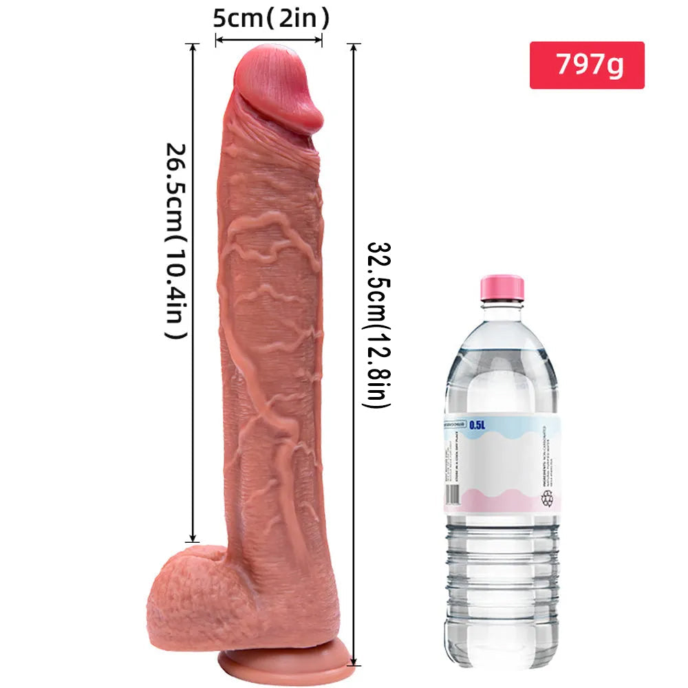Dildo toy  for women  Most Realistic Dildo  Thrusting Dildo  12.8 Inch
