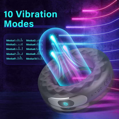 Sex toys  dubaiVibratingPenisDelayRingwith10ModesMaleDelayedOrgasmandWaterproofSiliconeforCouplestoys  men