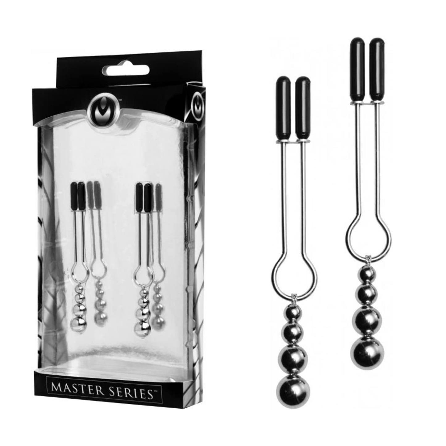 Sex toys  dubai2PcsNippleClampswithTripleMetalBeadsandSoftSwingCover(3 days delivery)toys  men