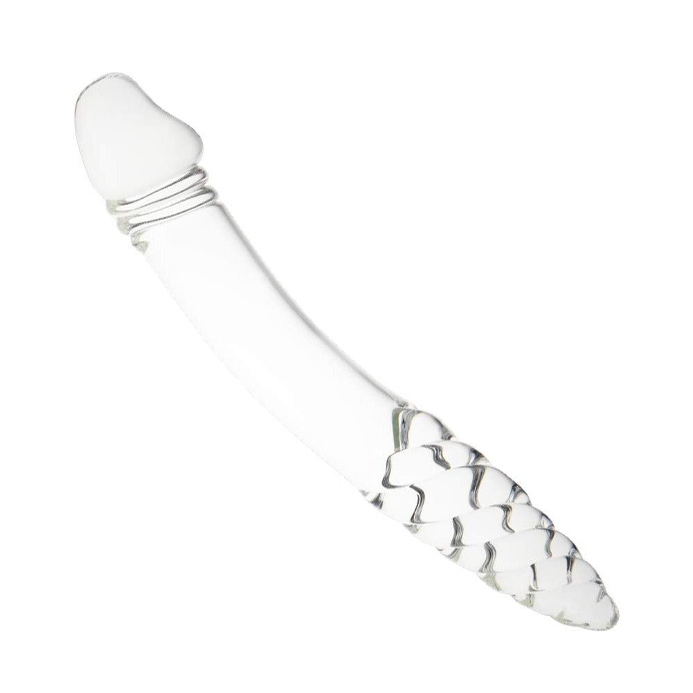 Dildo  sex toys Crystal Double-Ended Glass double sex toy 8.85 lnch