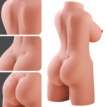 sex doll uae men video1.8kgHalfBodySexDollwithSoftGelBigBreastsandRealisticPussyAssforVaginalAnalSexRealistic Silicone  Style