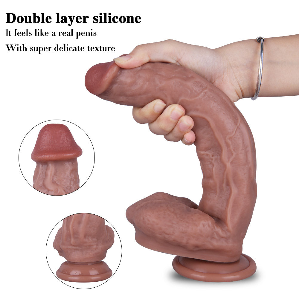 Sex toys  dubaiB79MonsterExtra-LargeUltraRealisticLiquidSiliconeSuctionCupDildowithBalls10.6Inchtoys  men