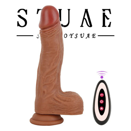 Most Realistic Silicone Dildo for Women – 8.5 Inch Big Penis Vibrator Meat Stick