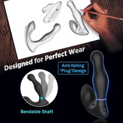 Sex toys  dubai3in1WiggleMotionProstateMassagerwith7Wiggle&VibrationModestoys  men