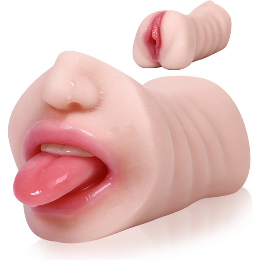 Sex toys  dubai2in1LifelikePocketPussywithVividMouthTeethandTongueforBlowjobandMoretoys  men
