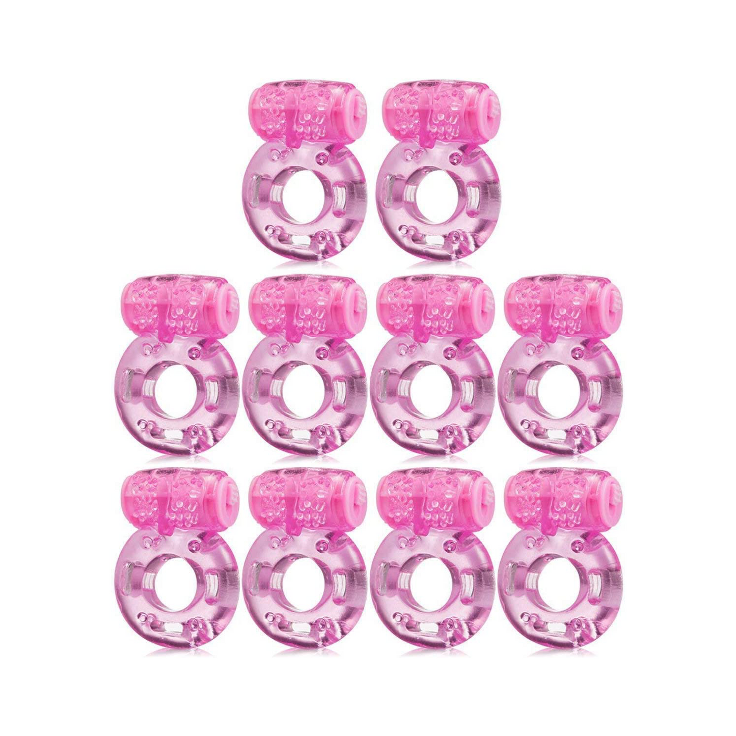 Sex toys  dubai5PcsClassicVibratingCockRingwithClitStimulatorandSoftTouchMaterial(Pink)toys  men