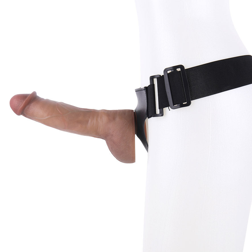 uae dubai bestF503ElasticizedStrap-OnHarnessKitwith9.1-inchUltra-RealisticLiquidSiliconeDildosex meaning