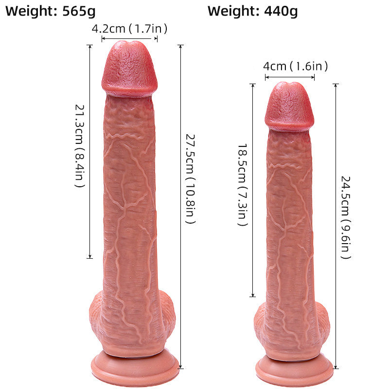 Dildo toy  Extra Large Ultra Realistic Silicone for women black