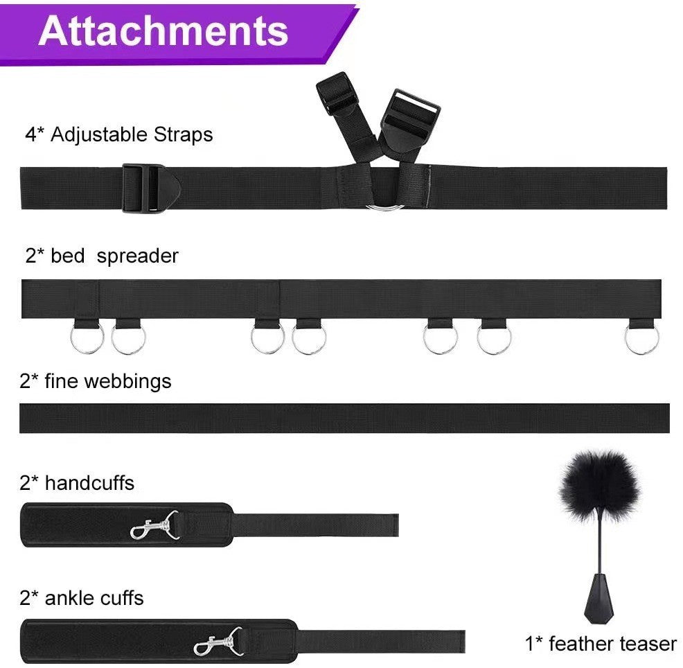 Sex toys  dubaismeroticsuppliesreinforcedsleeperstrapbondagehandandfootcuffsbondagesettoys  men