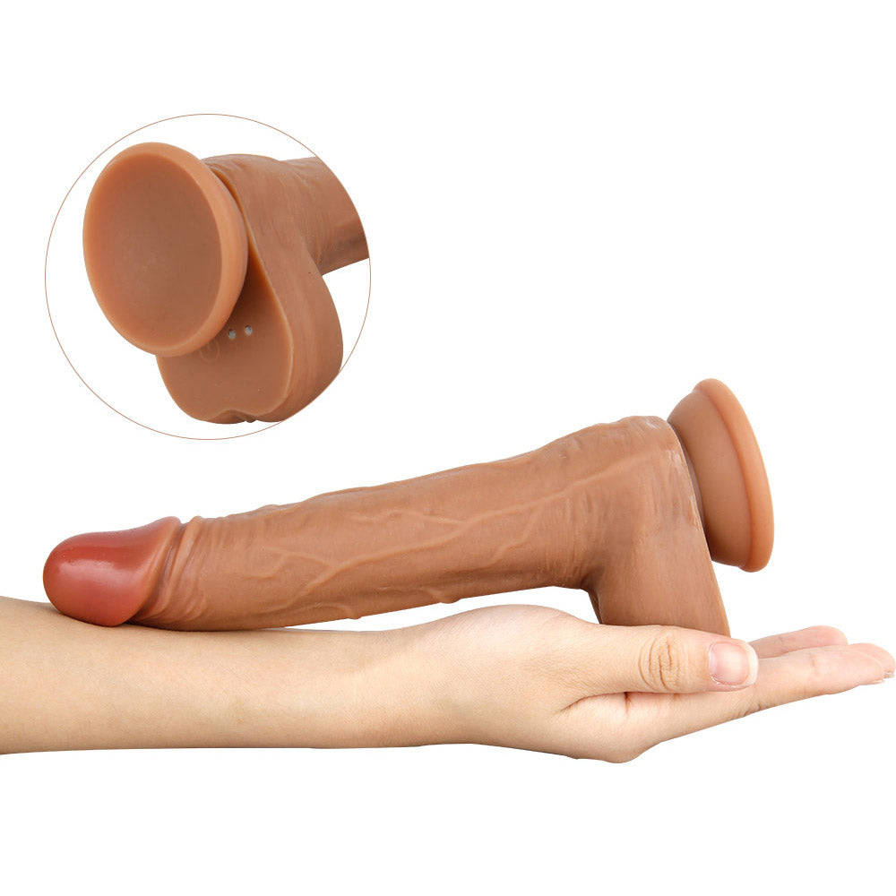 Sex toys  dubai🎁 D40RealisticThrusting&WarmingSiliconeVibratingDildowithRemoteControl8.3Inch(3 days delivery)toys  men