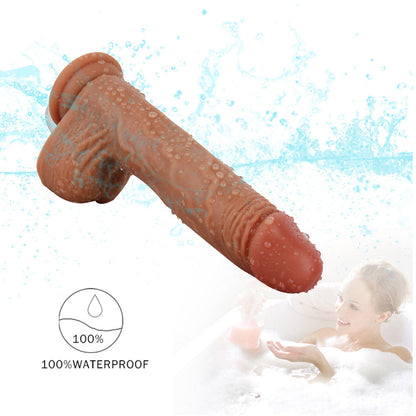 Sex toys  dubaiD43LuxeRealisticSwinging&WarmingSiliconeVibratingDildowithRemoteControl8.5Inchtoys  men