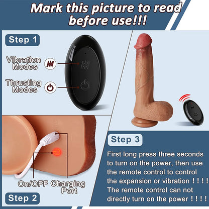 10 Inch Silicone Vibrating Dildo for Women – Buy Online, Available in UAE