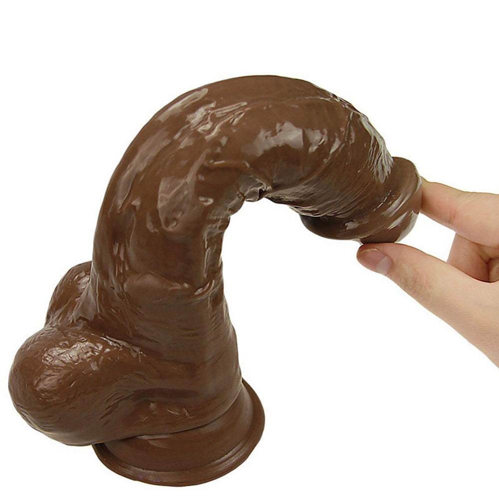 Sex toys  dubaiA34LargeRealisticSexyVeinsTextureSuctionCupDildowithBalls9.7Inchtoys  men