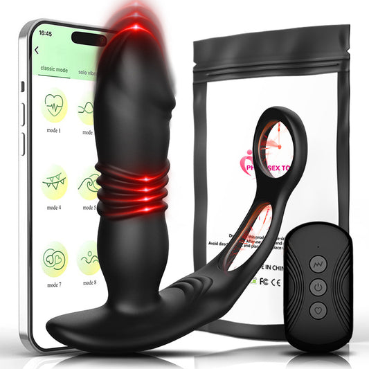 Sex toys  dubaiRemoteControl7ModesHeadRetractableAnalPlugwithCockRingforMen,CouplesSexToystoys  men