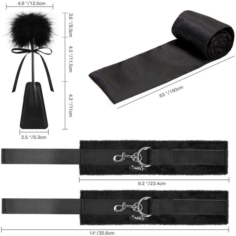 Sex toys  dubaiSexBondageBDSMKitwithHandCuffsAnkleCuffBondageCollection&Blindfold&TicklerIncludedtoys  men
