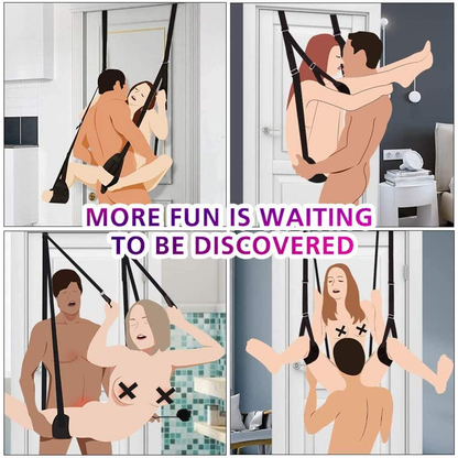 Sex toys  dubaiSexSwingBondageRestraintforCouplesonDoorKit,HardBDSMYogaSwingBelttoys  men