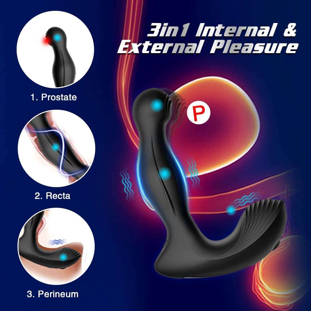 Sex toys  dubai3in1WiggleMotionProstateMassagerwith7Wiggle&VibrationModestoys  men