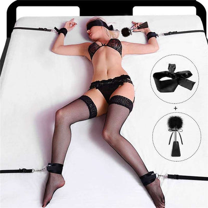 Sex toys  dubaiSexBondageBDSMKitwithHandCuffsAnkleCuffBondageCollection&Blindfold&TicklerIncludedtoys  men