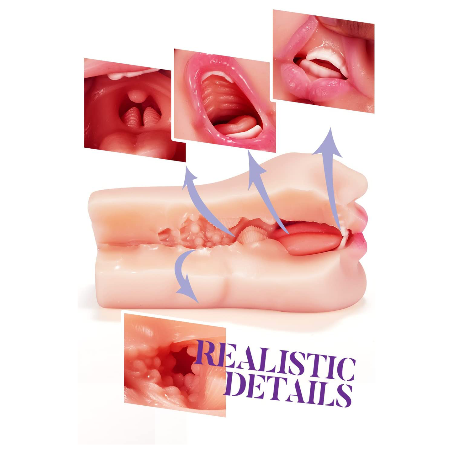 Sex toys  dubaiRealisticGirlsMouthforBlowjobwithLight-ColoredSkinFaceandLifelikeLips17*11*10.5cmtoys  men