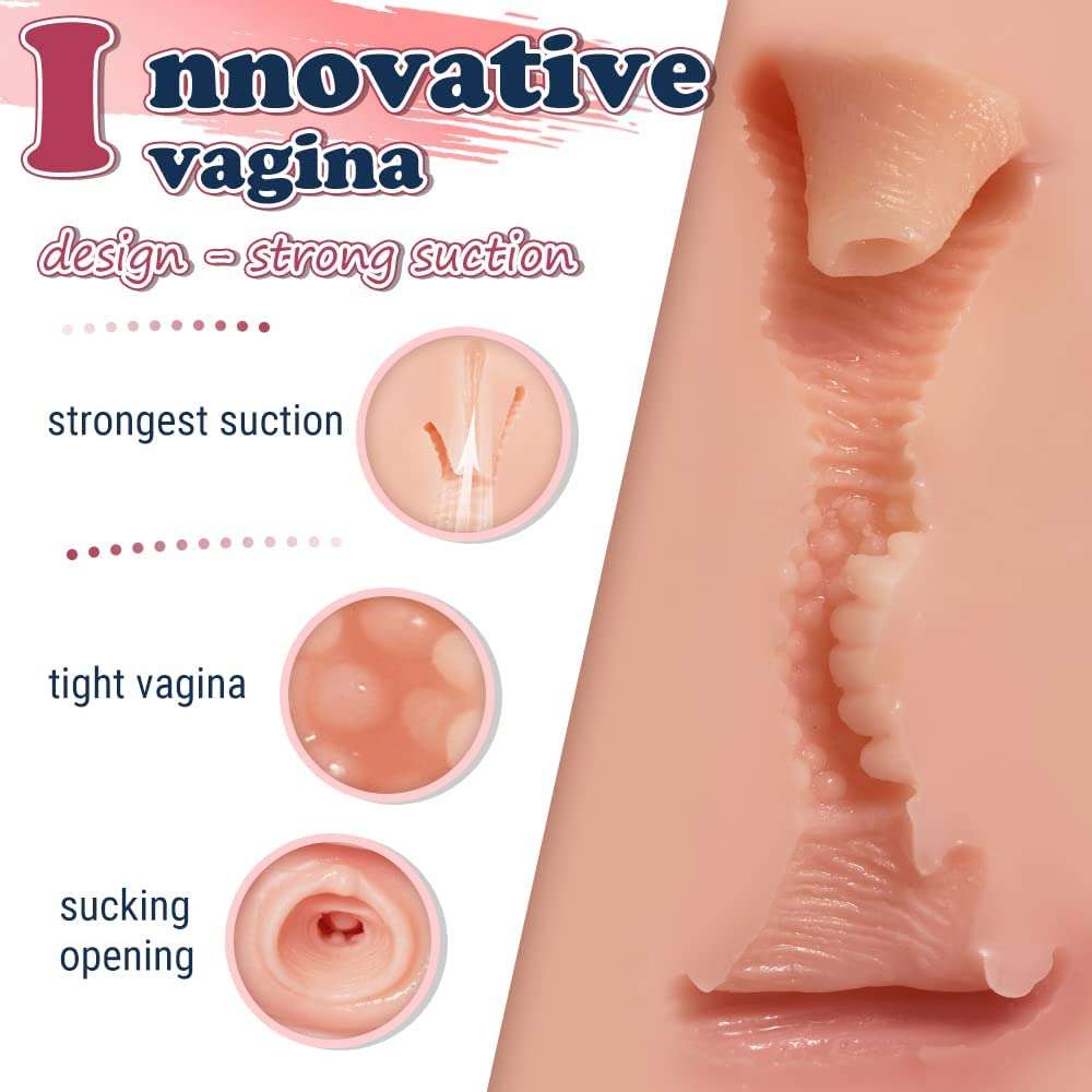 sex doll uae men videoVirginGirlSexToyswithRealisticPussyandAssHoleStrongSuctionChannelforMaleMasturbation2.5KGRealistic Silicone  Style